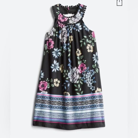 Girls Floral Swing Dress By Stella Sienna Size 4 - Picture 2 of 2